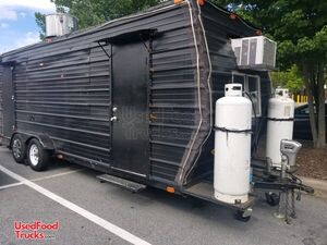 Used 2016 - 24' Mobile Kitchen Food Concession Trailer.