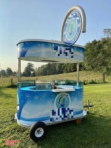 Cute 2019 5' x 8' Snowie Mobile Shaved Ice Concession Trailer/ Snowball Kiosk.