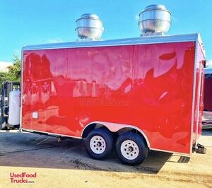 Lightly Used 2020 8.6' x 16' Food Trailer / Commercial Mobile Kitchen.