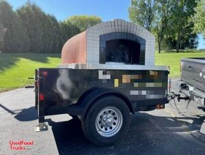 Ready to Serve 2010 - 5' x 7.5' Mobile Wood-Fired Pizza Oven Trailer.