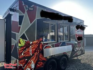 2024 8.5' x 16' Kitchen Food Concession Trailer with Pro Fire System