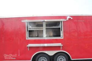2015 22' Very Versatile Red Mayhem Food Concession Trailer.