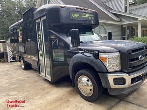 Barely Used 2016 Ford E550 Diesel Food Truck with Pro-Fire Suppression System