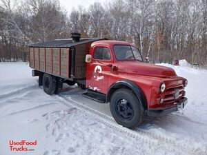 Vintage 1952 Dodge Farm Grain Truck Converted Into a Woodfire Pizza Truck.