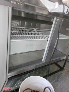 20' Barbecue Grill Food Concession Trailer with Porch and Pro-Fire Suppression