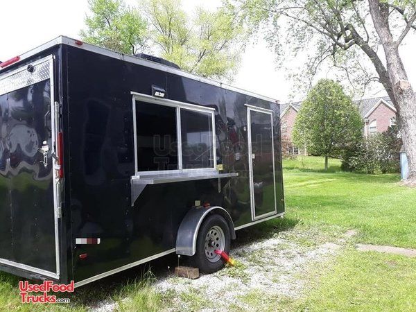 Lightly Used 2018 - 6' x 14' Street Food Concession Trailer.