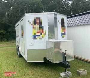 Ready-to-Outfit 2021 Diamond Cargo V-Nose 8' x 16' Food Concession Trailer.