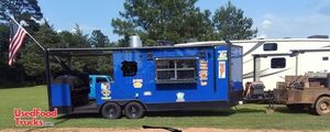2017 Freedom 8' x 22' Barbecue Concession Trailer with 8' Porch and Restroom