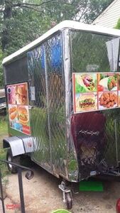 8 x 4 Stainless Custom Carts Concession Trailer.