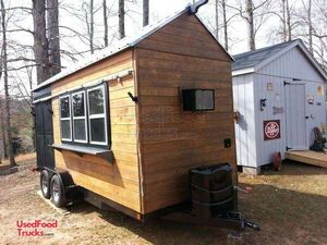 2009 - 20' x 8' Wood Cabin Porch BBQ Trailer