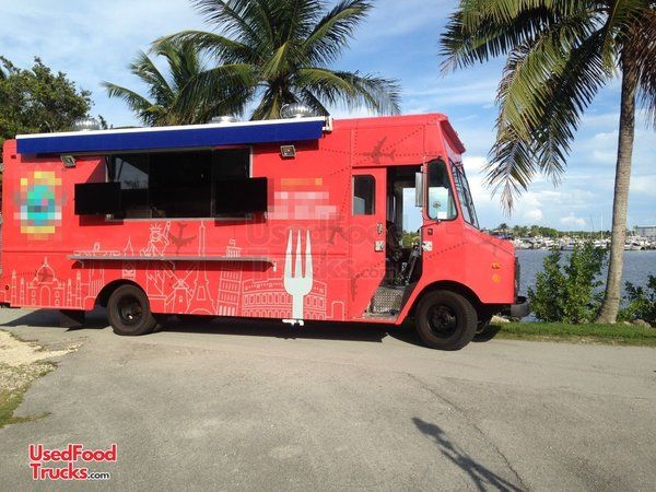 Customized 18' Step Van Kitchen Food Truck with Pro Fire Suppression System