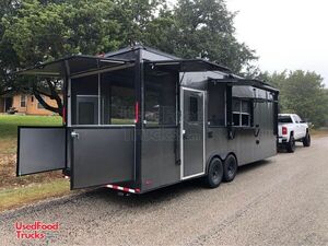 Custom-Built 2019 26' Barbecue Trailer with Porch and Commercial Grade Kitchen