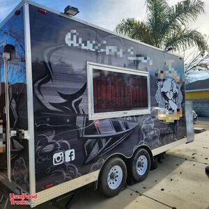 Well Equipped - 2024 18' Kitchen Food Concession Trailer with HCD Insignia