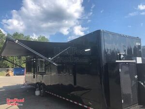 8.5' x 40' BBQ Concession Trailer with Porch and Truck