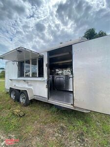 Ready to Work Used 7' x 16' Mobile Beverage and Smoothie Trailer