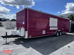 Like New 2019 8' x 30' Food Concession Trailer Loaded Mobile Vending Unit