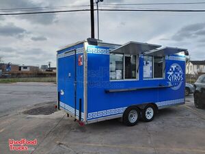 2020 8' x 16' Kitchen Food Concession Trailer Mobile Vending Unit w/ Pro Fire System