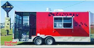 2017 - 8.5' x 20' BBQ Concession Trailer with Porch