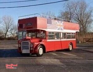 Eye Catching Vintage 1965 20' Leyland Double Decker Food Truck with.