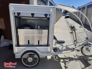 Very Lightly Used 2021 6' Like-New Electric Food Trike / Mobile Vending Unit.