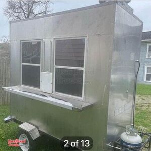 2019 - 4' x 8' Compact Street Food Concession Trailer.