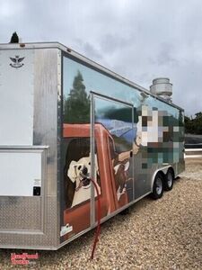 2018 8' x 18'  Mobile Kitchen Food Concession Trailer with Pro Fire System