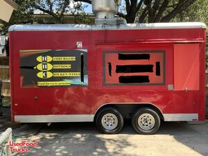 2003 Wells Cargo 8.5' x 16' Mobile Kitchen Food Concession Trailer with Pro Fire Suppression System