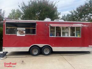 Used 2013 - 8.5' x 22' Mobile Kitchen / Used Food Concession Trailer with Porch.