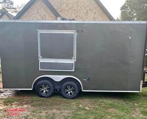 Well Equipped - 2021 - 8.5' x 16' Kitchen Food Concession Trailer