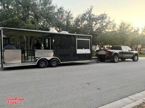 Like-New - 2021 8.5' x 24' Empire Cargo Barbecue Kitchen Trailer with Porch