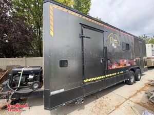 2019 Barbecue Food Concession Trailer with 7' Porch Mobile Vending Unit