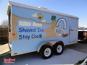 2008 - 16 x 8 Snow Cone / Shaved Ice Concession Trailer