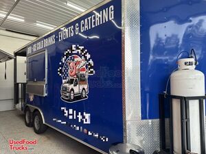 2021 8.5' x 20' Mobile Kitchen Food Concession Trailer with Porch