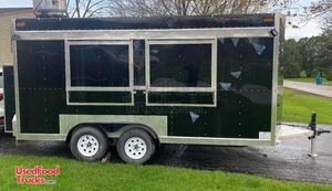 Like New 2021 - 8' x 16' Mobile Kitchen Concession Trailer.