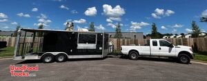 2016 - 27' Food Concession Trailer with Rebuilt 2012 Ford F-250 Super Duty Truck.