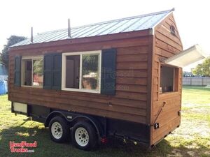 20 x 7.5 Log Cabin Concession Trailer.