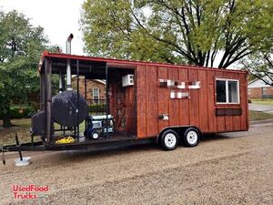 24' BBQ Concession Trailer with Porch