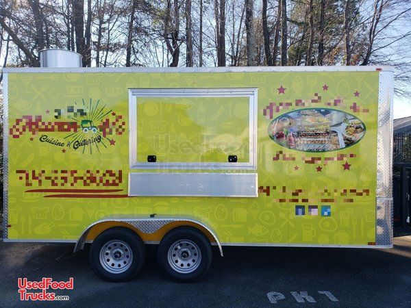 7' x 16' Custom Built Food Trailer Mobile Kitchen