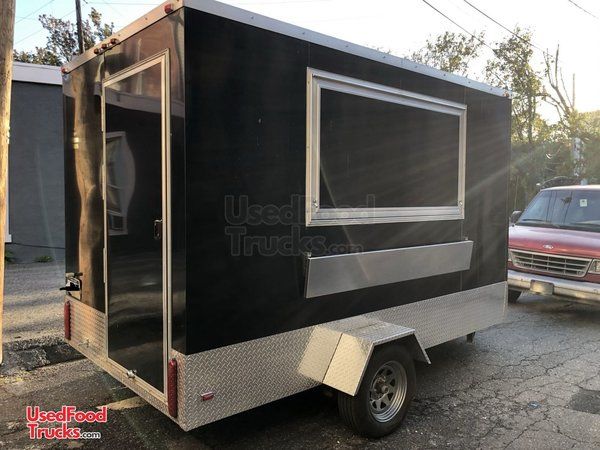 Barely Used 2019 - 7' x 12' Food Concession Trailer Shape.
