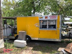 Freedom Food Concession Trailer / Used Mobile Kitchen with Porch