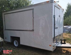Build-Out Ready Haulmark 7' x 12' Empty Food Concession Trailer.