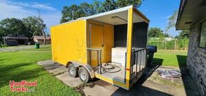 2020 Cargo Craft Basic Street Food V-Nose Double Axle Concession Trailer w/ Porch