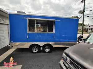 2016 - 8.5' x 16' Food Concession Trailer Mobile Kitchen w/ Pro Fire System