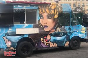 Head-Turning GMC T Series Beautifully Painted Step Van Kitchen Food Truck.