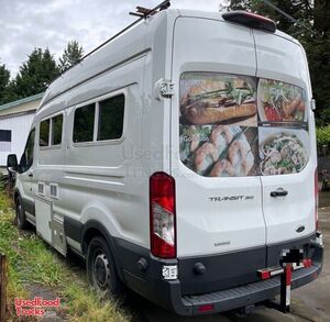 Very Low Mileage 2018 Ford Transit 350 Food Truck with Lightly Used 2020 Kitchen.