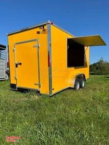 New - 7' x 16' Empty Concession Trailer | Ready to Customize Trailer