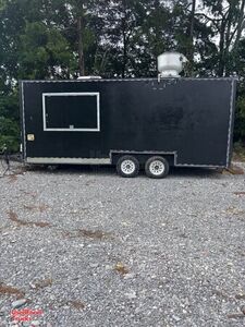Well Equipped - 8' x 20' Kitchen Food Concession Trailer with Fire Suppression System