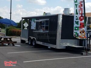 2012 - 8.5' x 28' Food Concession Trailer with Porch.