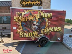 2023 - 6' x 12' Shaved Ice Concession Trailer | Snow Cone Trailer