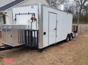 Well Equipped - Barbecue Food Concession Trailer with Porch